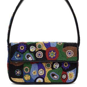 Staud Multicolor Tommy Beaded Bag